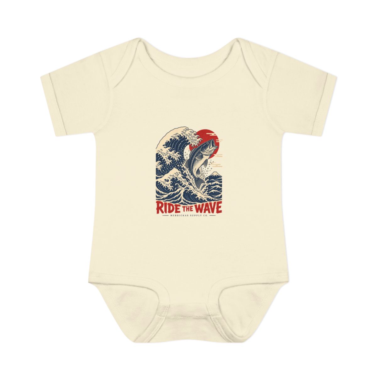 Ride The Wave Baby Onesie