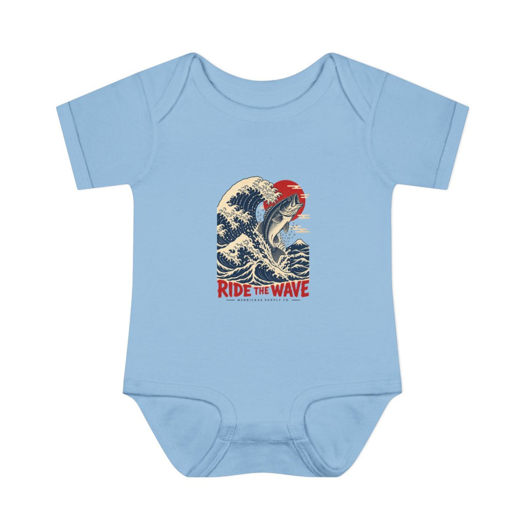 Ride The Wave Baby Onesie