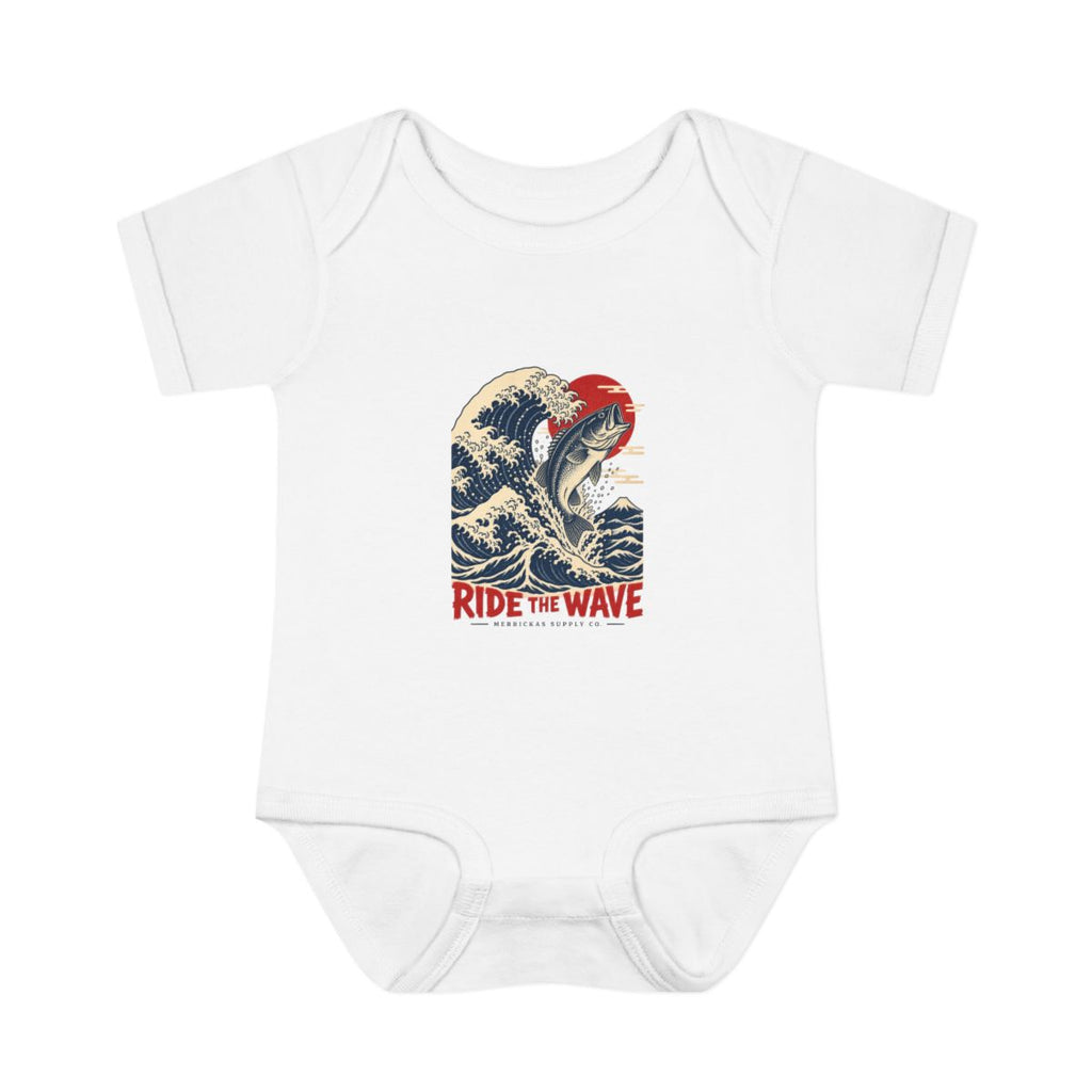 Ride The Wave Baby Onesie