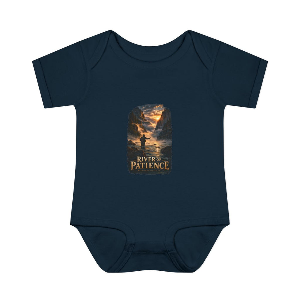 River Of Patience Baby Onesie