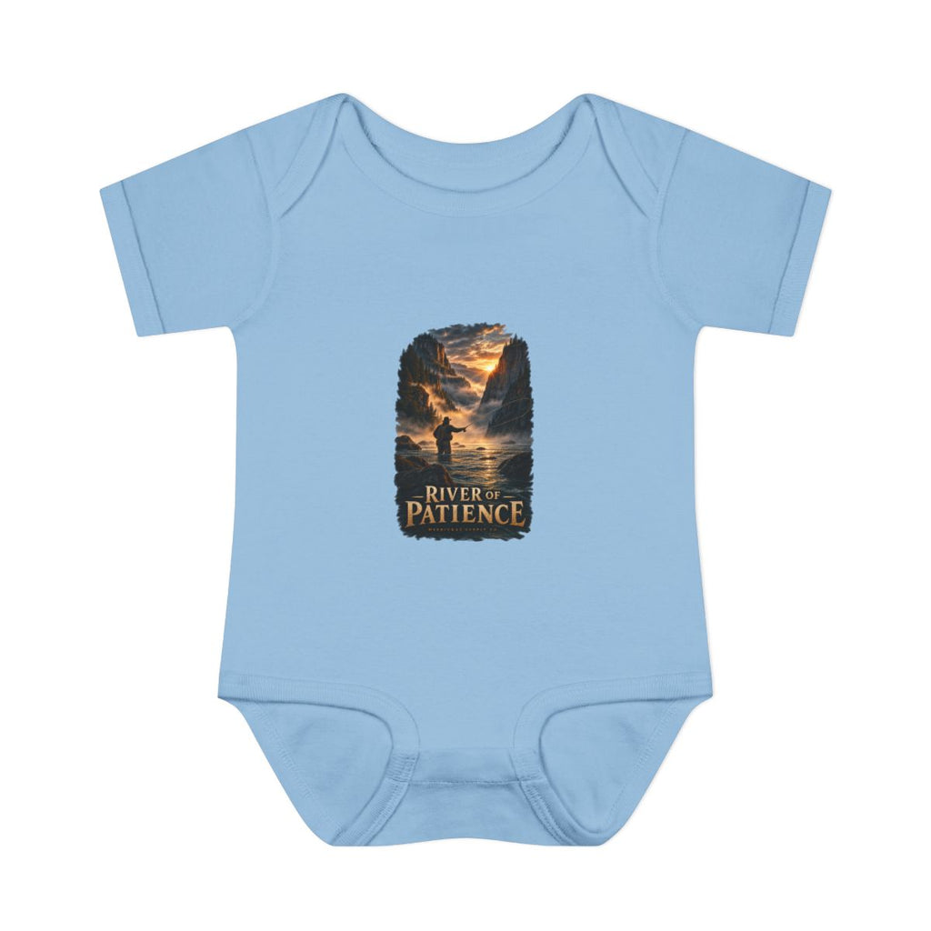 River Of Patience Baby Onesie