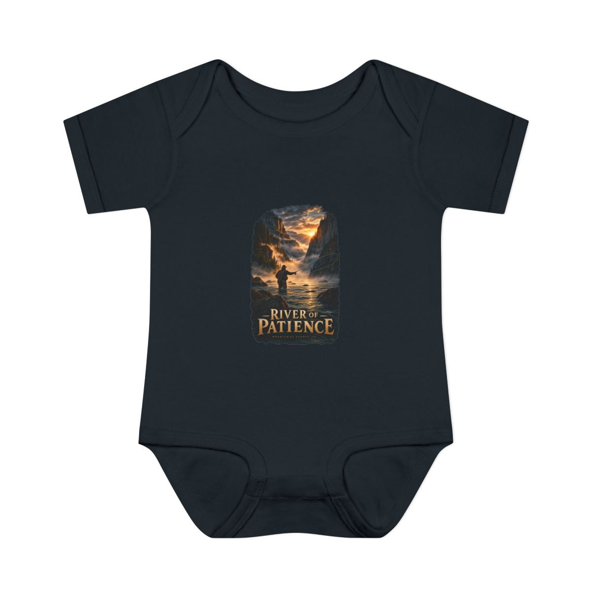 River Of Patience Baby Onesie