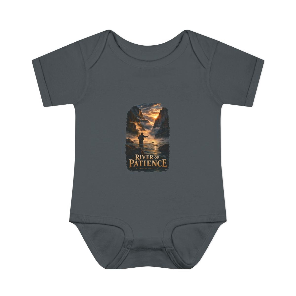River Of Patience Baby Onesie