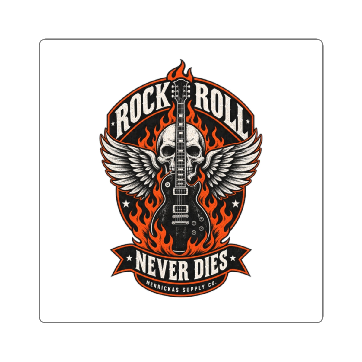 Rock N Roll Never Dies Sticker