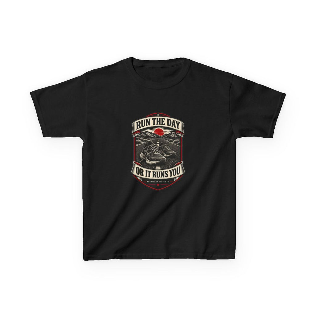 Run The Day Or It Runs You Kids Tee