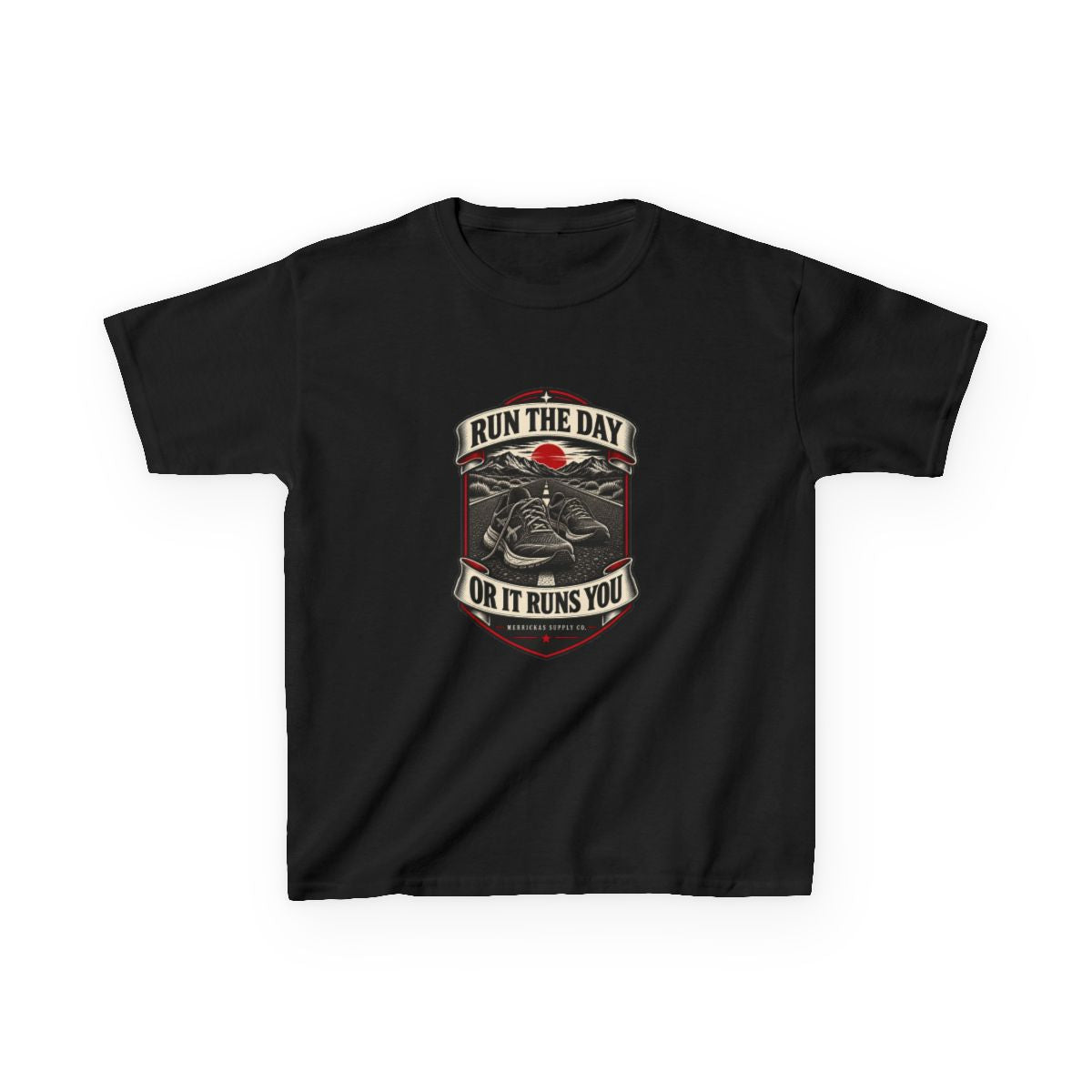 Run The Day Or It Runs You Kids Tee