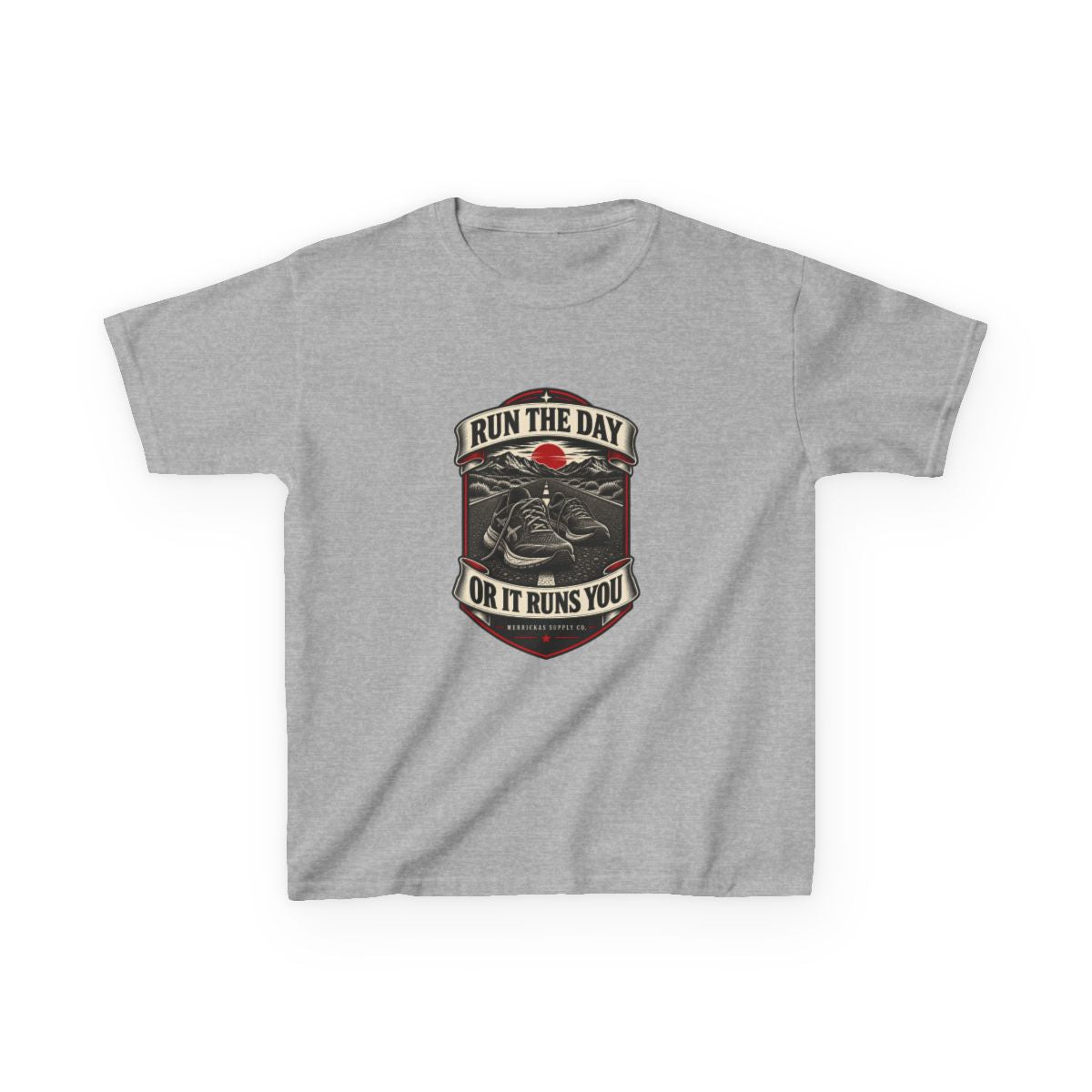 Run The Day Or It Runs You Kids Tee