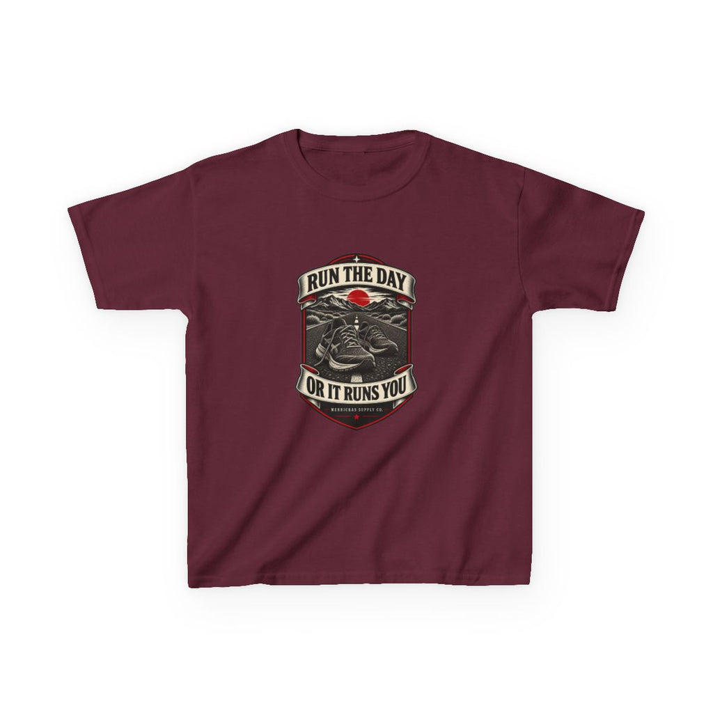 Run The Day Or It Runs You Kids Tee