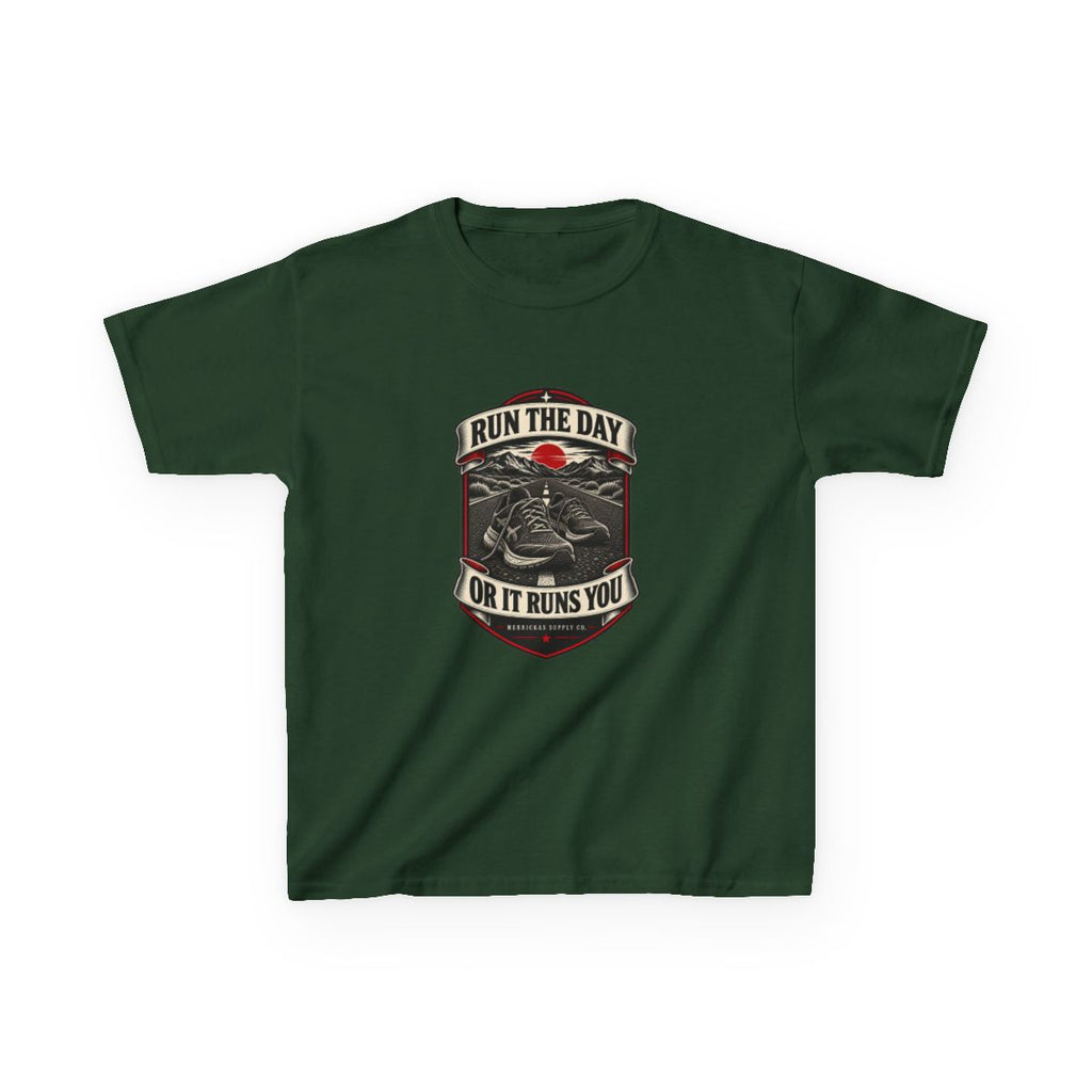 Run The Day Or It Runs You Kids Tee