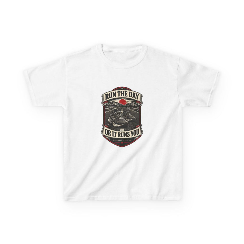 Run The Day Or It Runs You Kids Tee