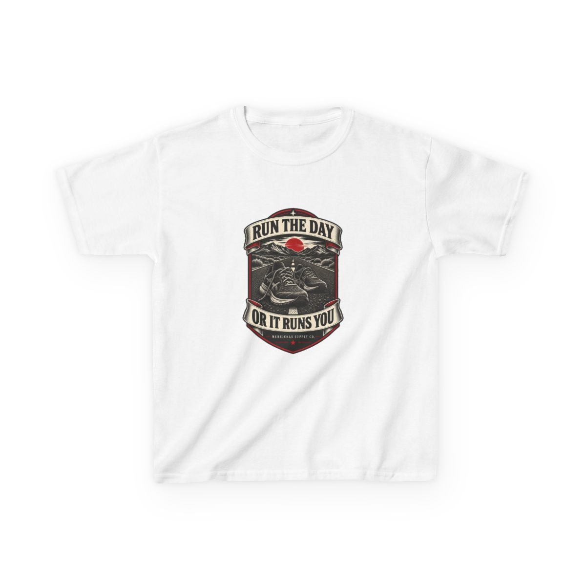 Run The Day Or It Runs You Kids Tee