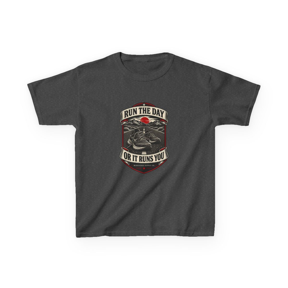 Run The Day Or It Runs You Kids Tee