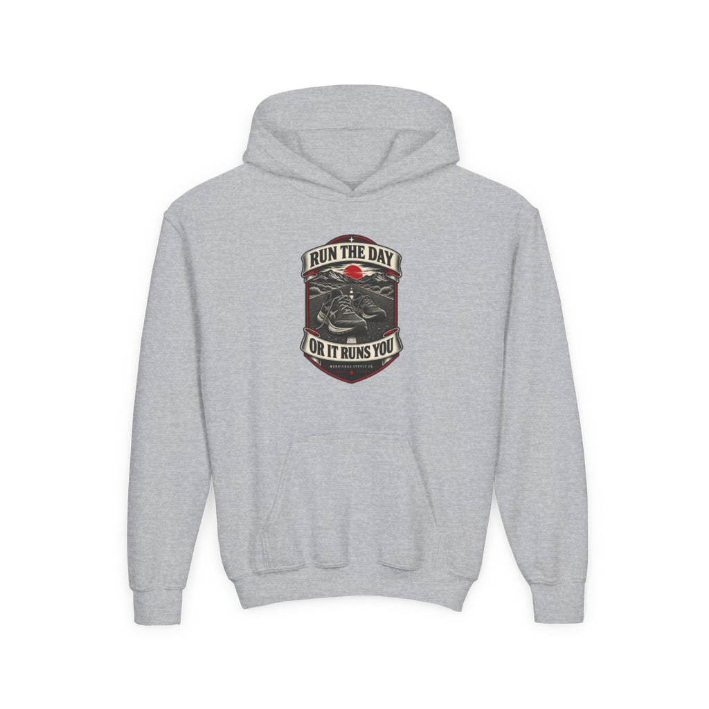 Run The Day Or It Runs You Youth Hoodie