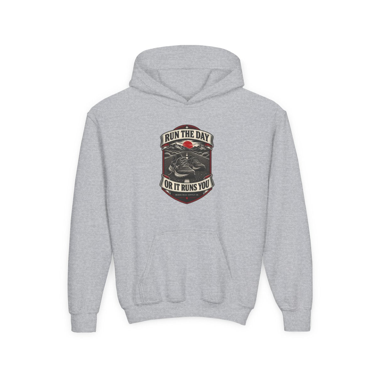 Run The Day Or It Runs You Youth Hoodie