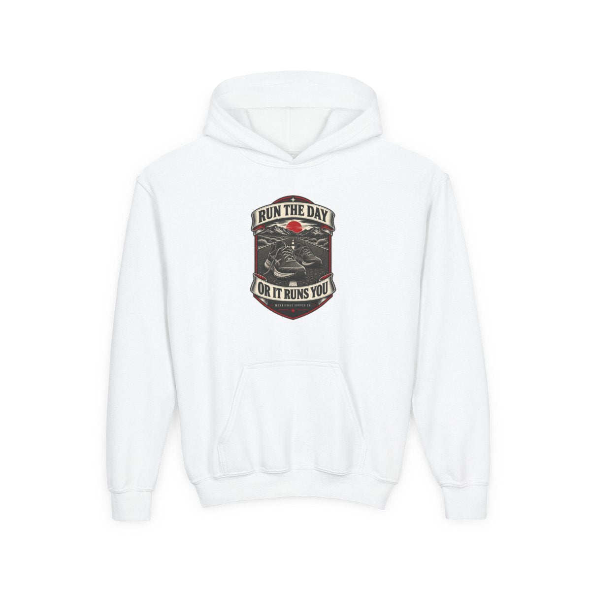Run The Day Or It Runs You Youth Hoodie