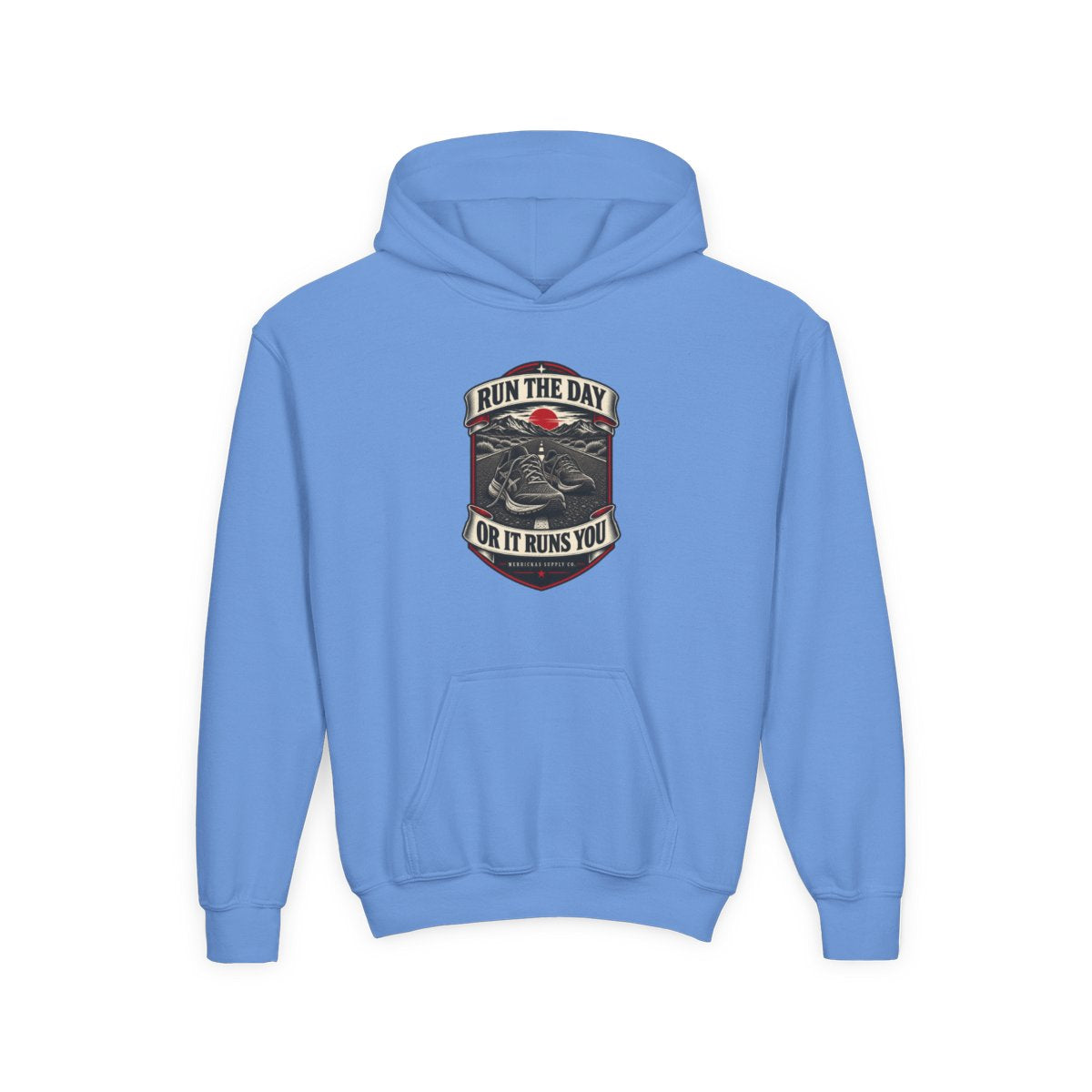 Run The Day Or It Runs You Youth Hoodie