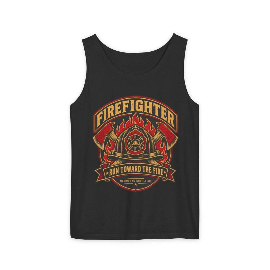 Run Toward The Fire Garment-Dyed Tank