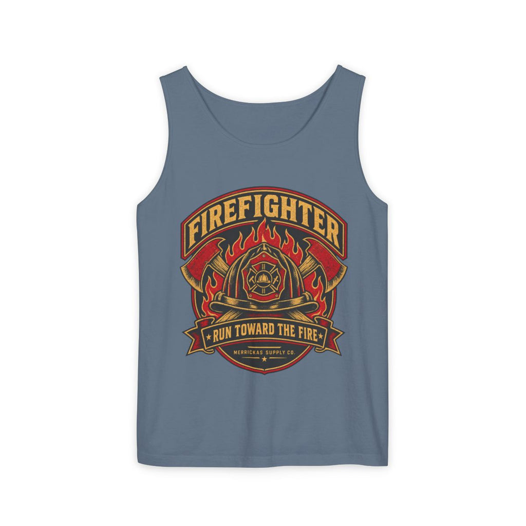 Run Toward The Fire Garment-Dyed Tank