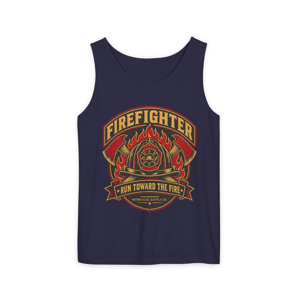 Run Toward The Fire Garment-Dyed Tank