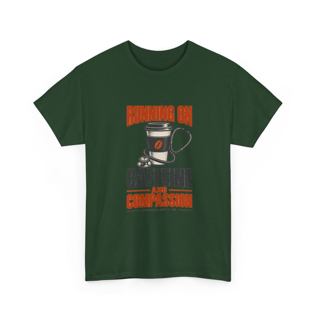 Running On Caffeine And Compassion Classic Tee