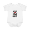 Salt Life Hard Life Baby Onesie