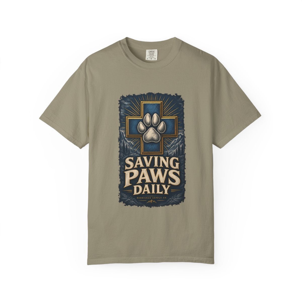 Saving Paws Daily Garment-Dyed Tee