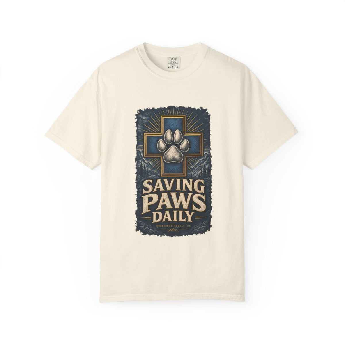 Saving Paws Daily Garment-Dyed Tee