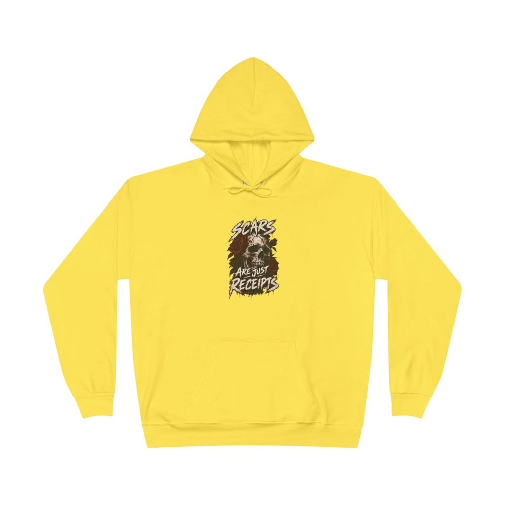 Scars Are Just Receipts Hoodie