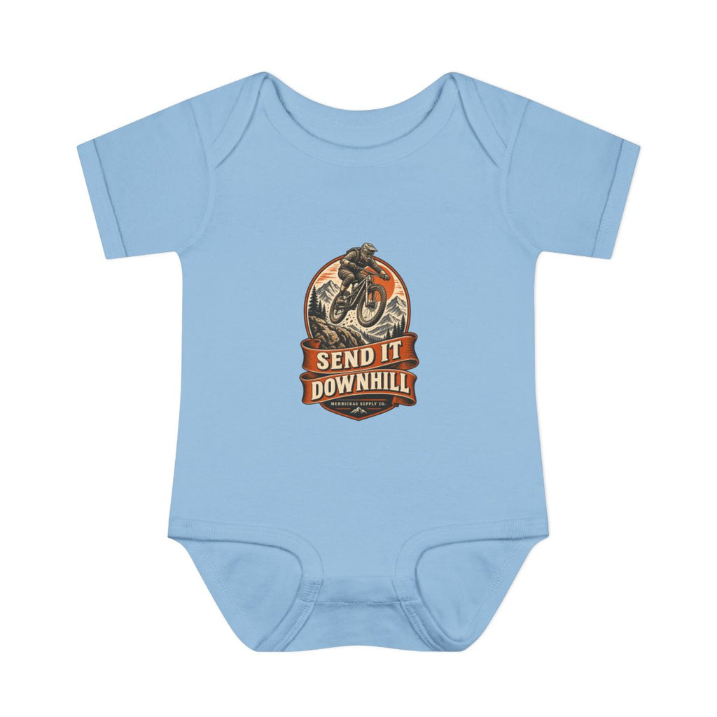 Send It Downhill Baby Onesie