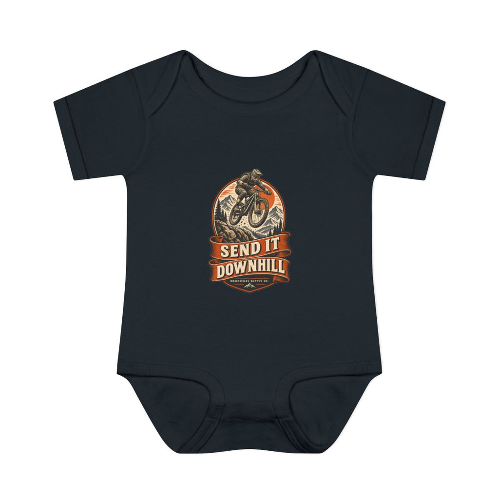 Send It Downhill Baby Onesie