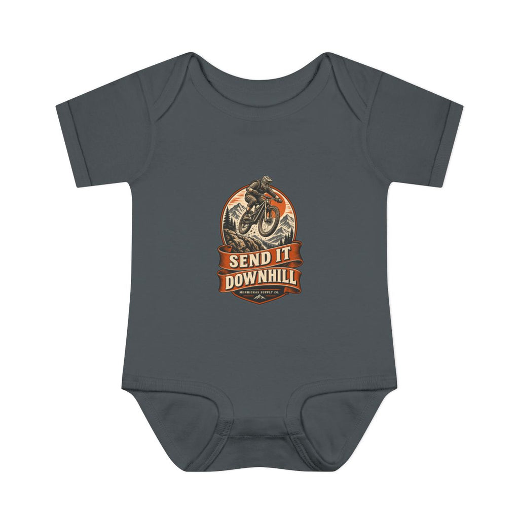 Send It Downhill Baby Onesie