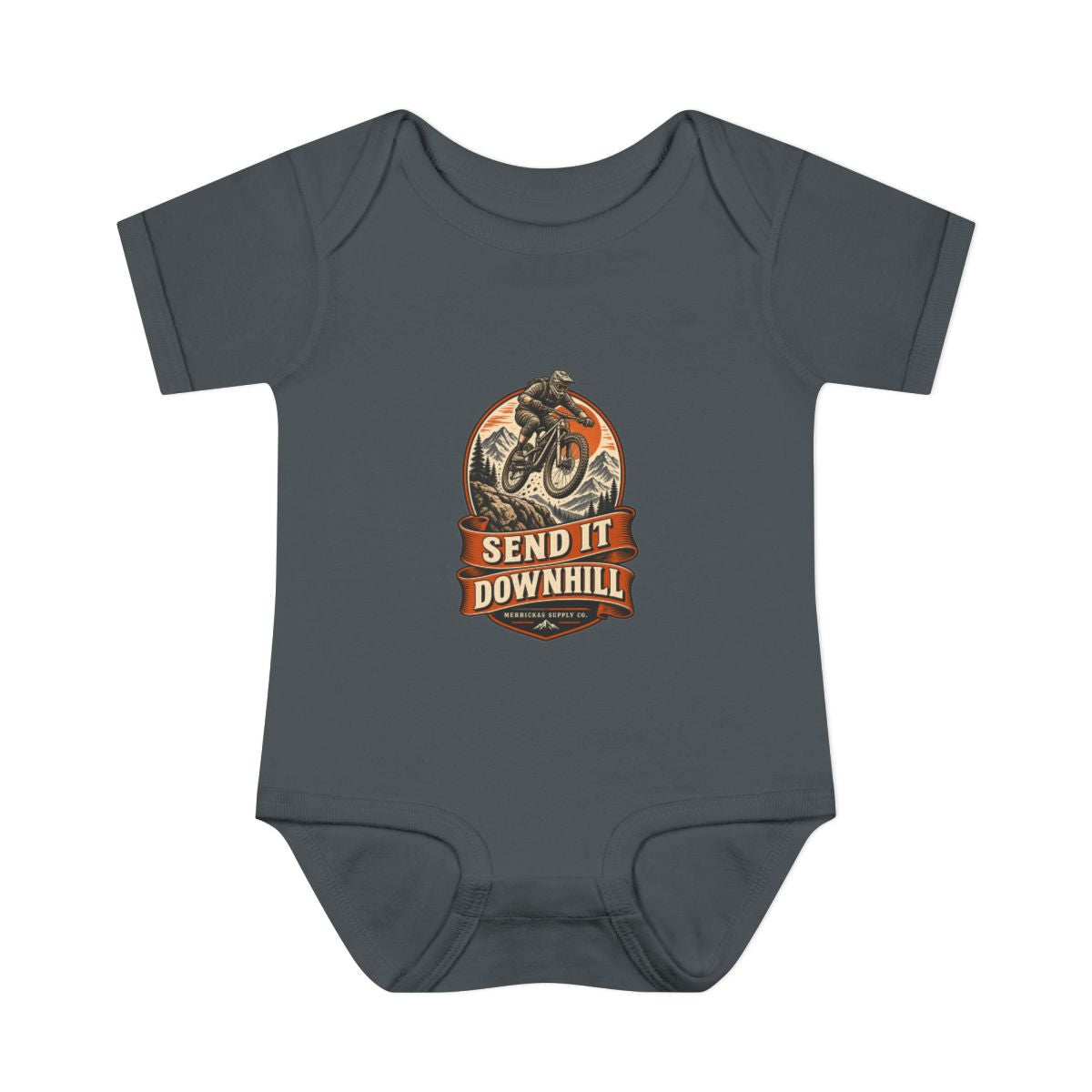 Send It Downhill Baby Onesie