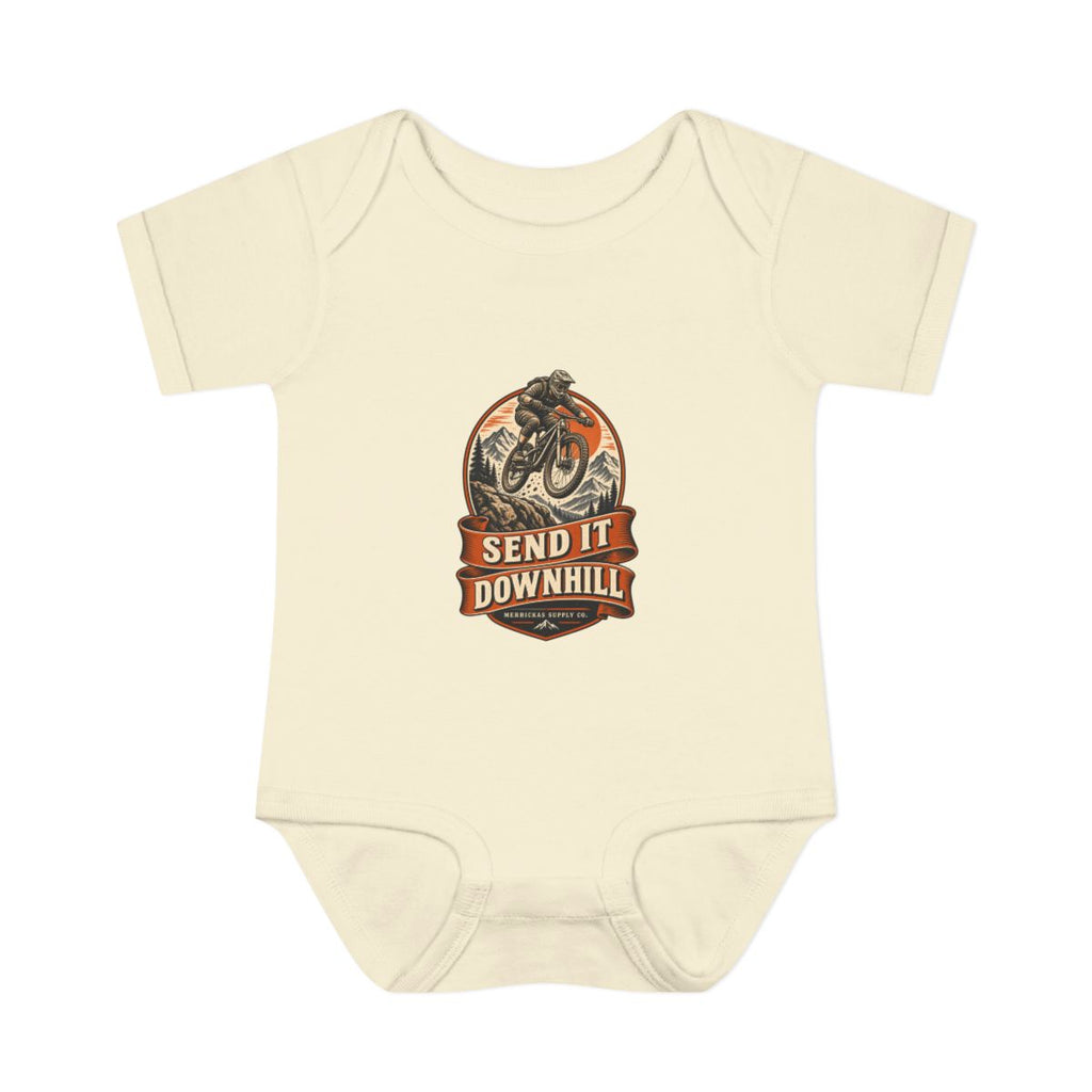 Send It Downhill Baby Onesie
