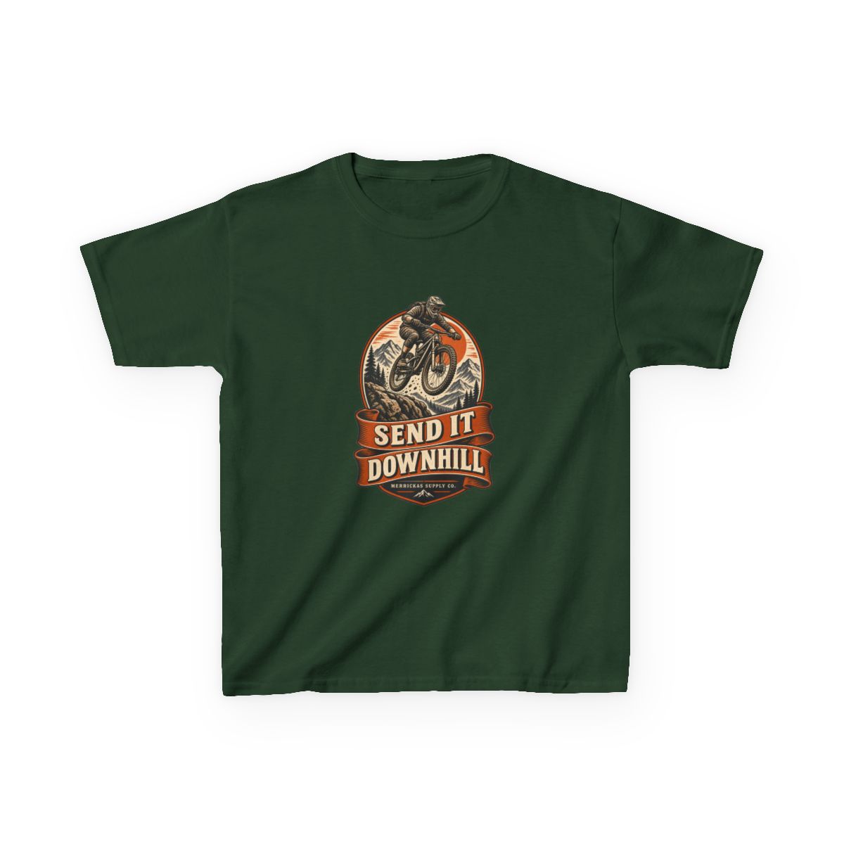 Send It Downhill Kids Tee
