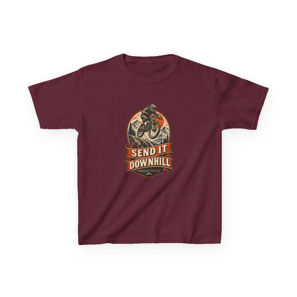 Send It Downhill Kids Tee