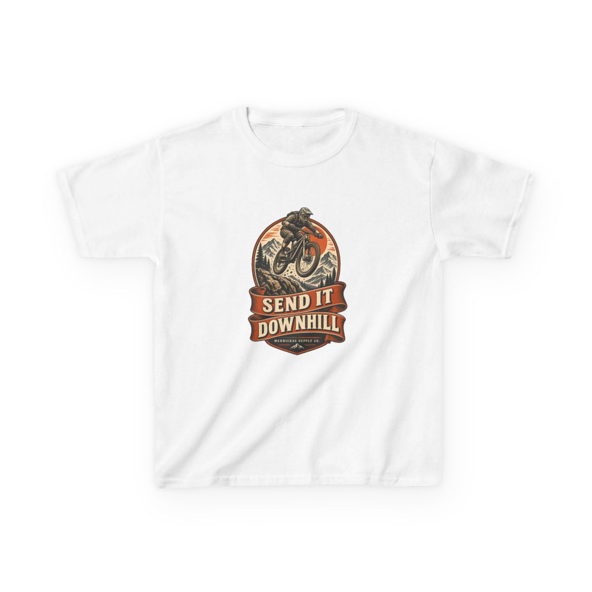 Send It Downhill Kids Tee