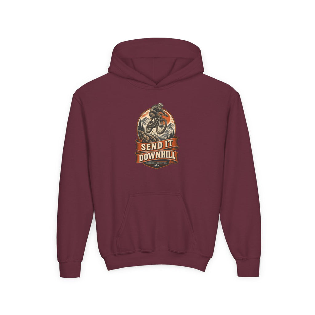 Send It Downhill Youth Hoodie