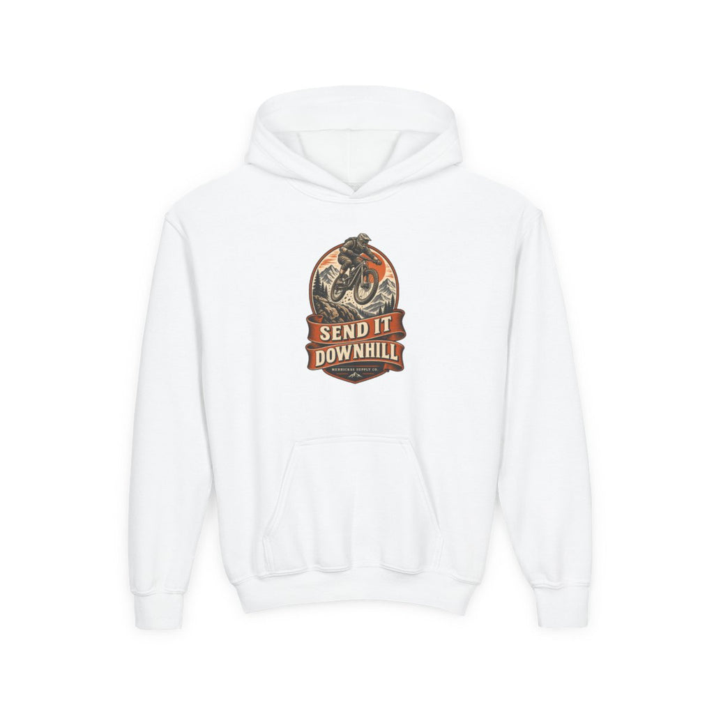 Send It Downhill Youth Hoodie