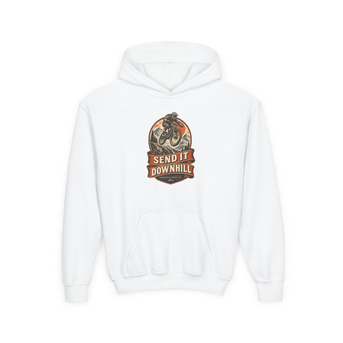 Send It Downhill Youth Hoodie