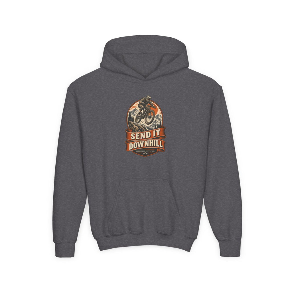 Send It Downhill Youth Hoodie