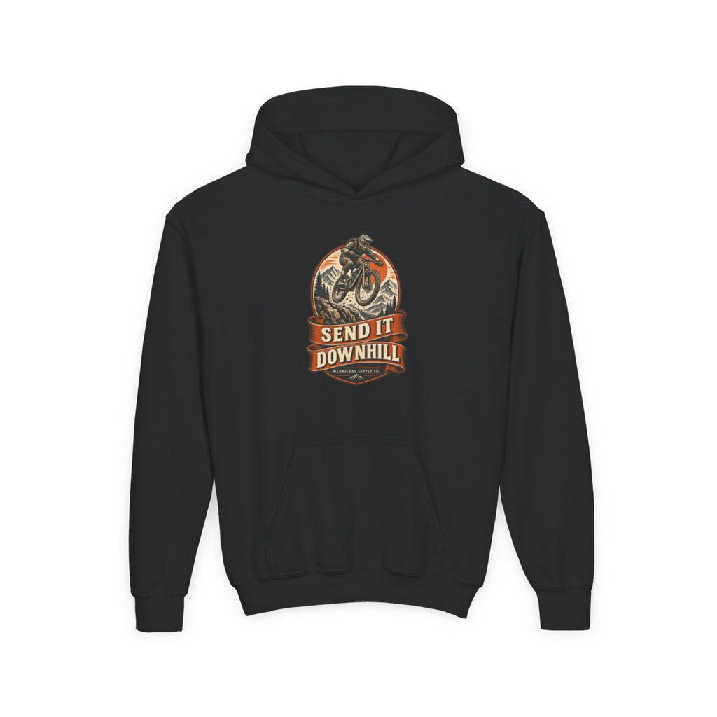 Send It Downhill Youth Hoodie