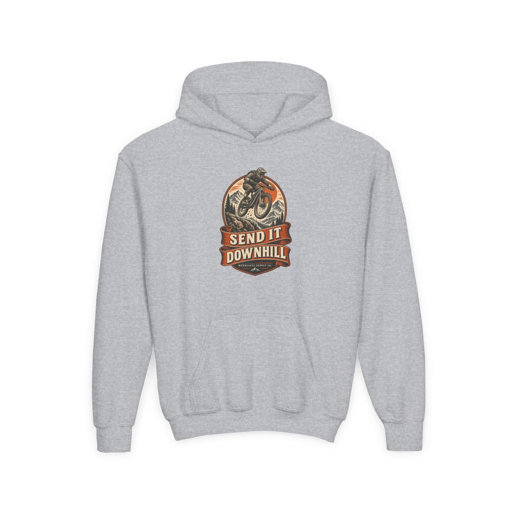 Send It Downhill Youth Hoodie
