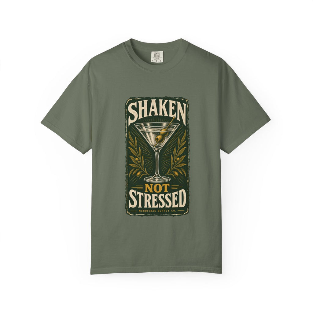 Shaken Not Stressed Garment-Dyed Tee