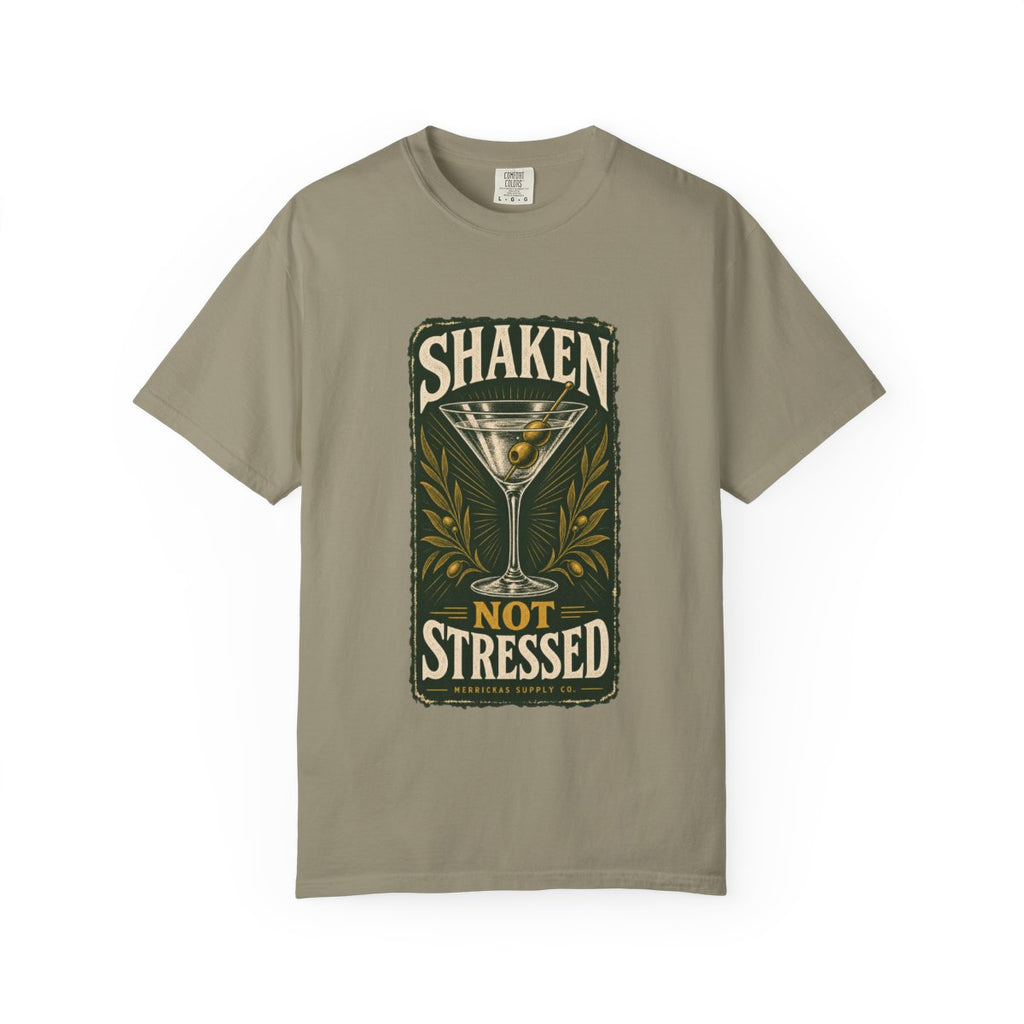 Shaken Not Stressed Garment-Dyed Tee