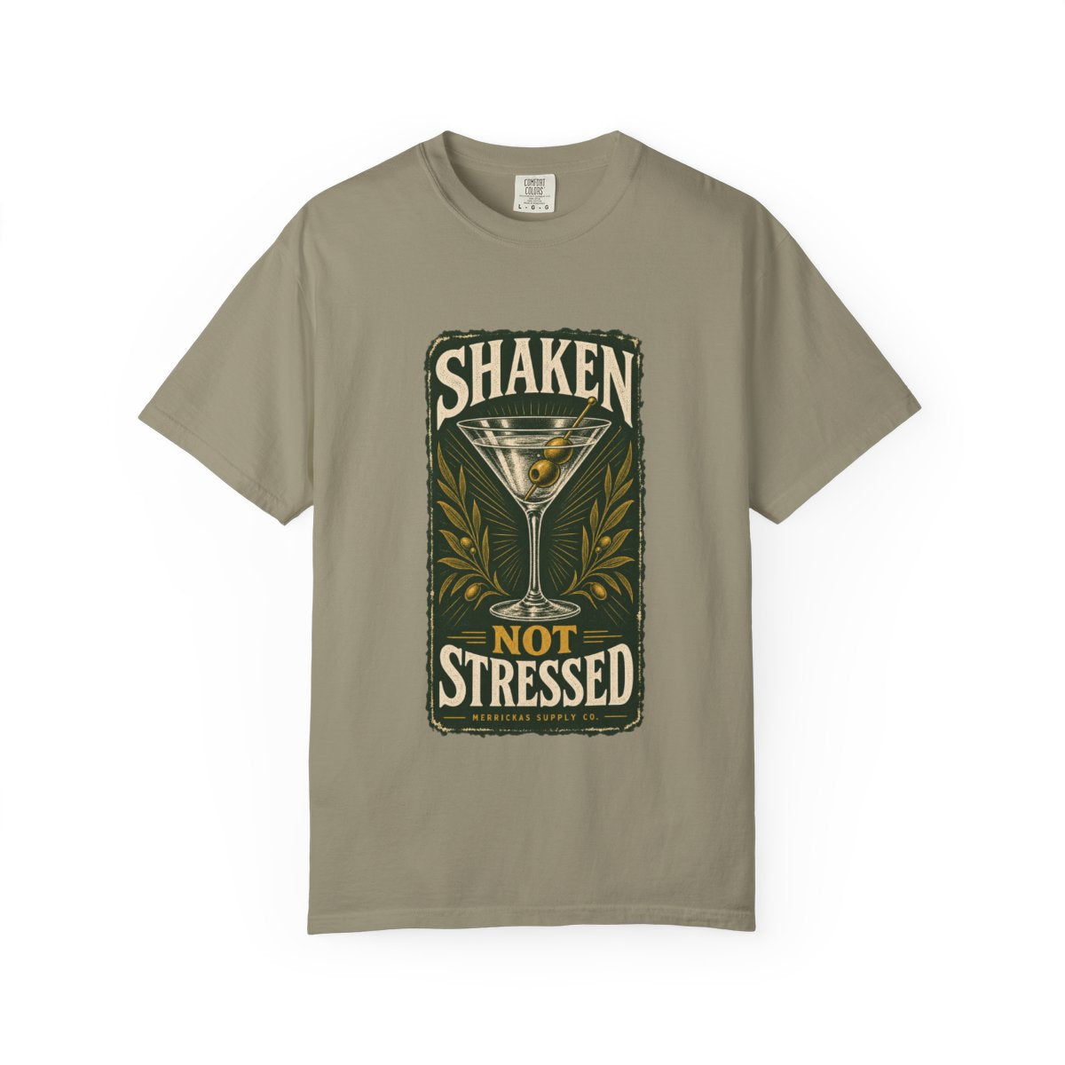 Shaken Not Stressed Garment-Dyed Tee