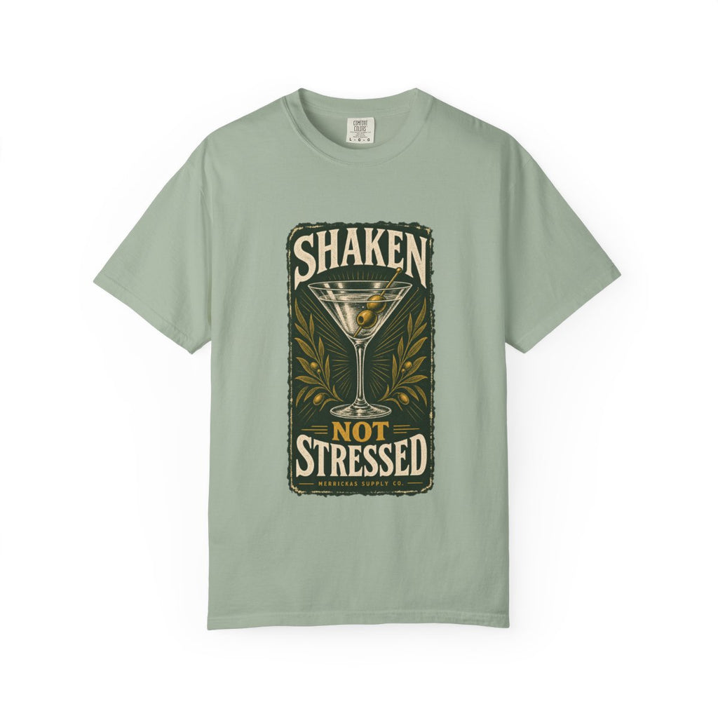 Shaken Not Stressed Garment-Dyed Tee