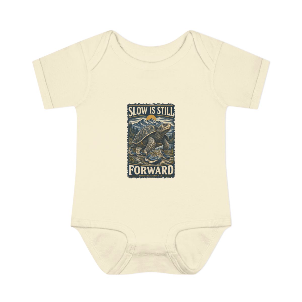 Slow Is Still Forward Baby Onesie