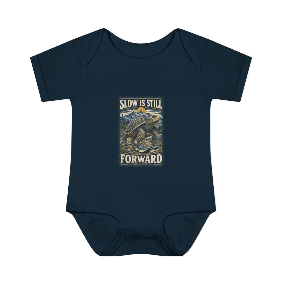 Slow Is Still Forward Baby Onesie
