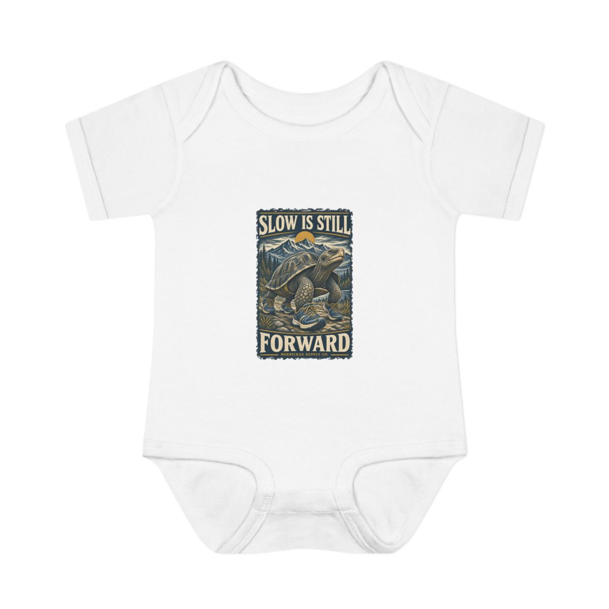 Slow Is Still Forward Baby Onesie