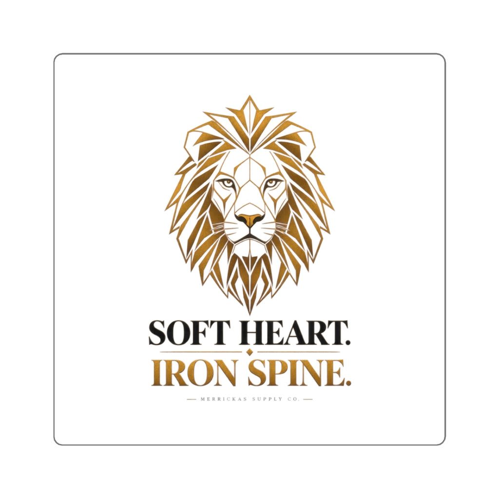 Soft Heart Iron Spine Sticker